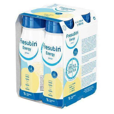 Fresubin Energy Vanilla ( 4 x 200ml) Nutritional Drinks - Fresubin