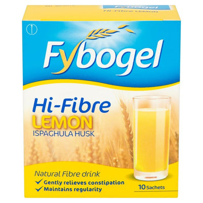 Fybogel Hi Fibre Sachets x 10/30 (Orange, Lemon) -   Reckitt Benckiser EasyMeds Pharmacy