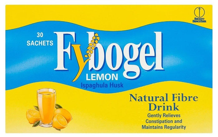 Fybogel Sachets x 30/60 (Orange, Lemon, Original) Laxatives - Fybogel
