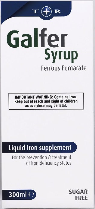 Galfer Syrup 300ml Vitamins/Supplements - Iron