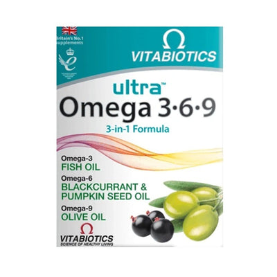 Vitabiotics Ultra Omega 3-6-9 x 60 -   Vitabiotics EasyMeds Pharmacy