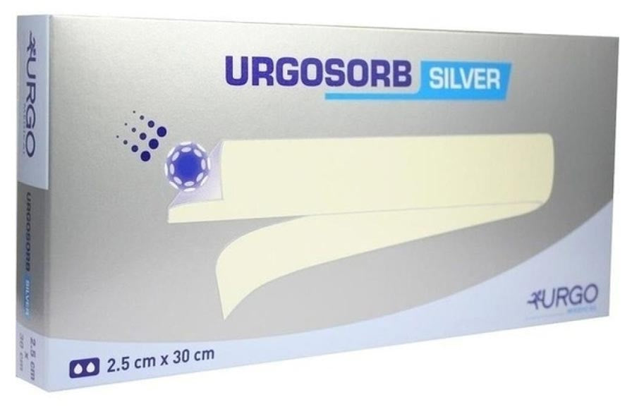 Urgosorb Silver Rope Dressing 30cm x 5 Sterile Absorbent Alginate Dressings -   Urgosorb EasyMeds Pharmacy