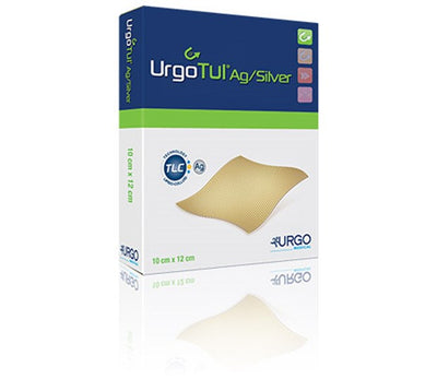 Urgotul Silver Antibacterial Contact Layer with TLC-AG Dressings 10cm x 12cm Dressings - Urgotul Silver