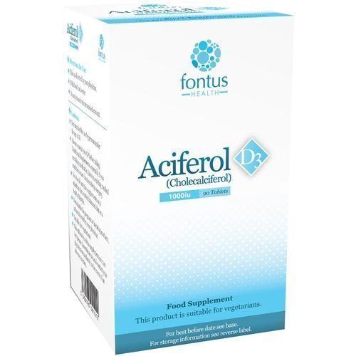 Aciferol D3 1000iu Tablets x 90 Vitamin D3 Supplement | EasyMeds Pharmacy