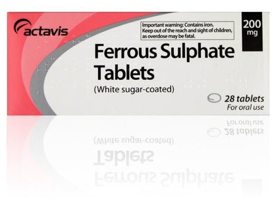 ACTAVIS/ACCORD Ferrous Sulphate 200mg Iron Tablets - Packs of 28 | EasyMeds Pharmacy