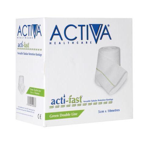 Acti-Fast Actifast Green Elasticated Viscose Stockinette 5cm x 5M x 5 | EasyMeds Pharmacy