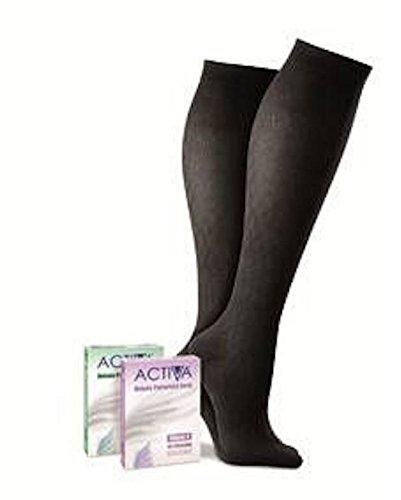 Activa Class 1 Below Knee Compression Hosiery, Black, X-Large | EasyMeds Pharmacy