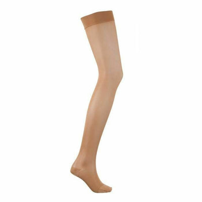 Activa Class 1 Thigh Compression Support Stockings Closed Toe Sand