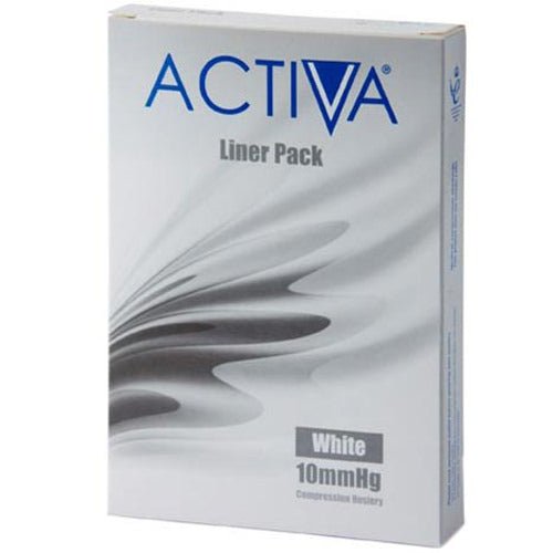 Activa Stocking Liner Medium White 10mmHg x 3 | EasyMeds Pharmacy
