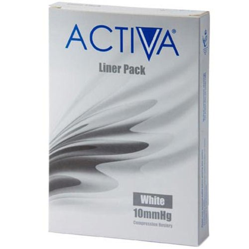 Activa Stocking Liner Small White 10mmHg x 3 | EasyMeds Pharmacy
