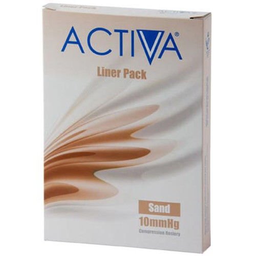 Activa Stocking Liner XX-Large Sand Closed Toe 10mmHg x 3 Liners | EasyMeds Pharmacy