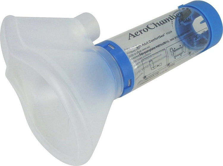 Aerochamber Plus Spacer Device Standard Adult Mask Blue (232-1610) | EasyMeds Pharmacy