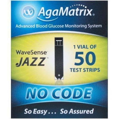 AgaMatrix WaveSense Jazz Test Strips x 50 | EasyMeds Pharmacy