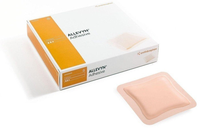 Allevyn Adhesive Classic Dressings 10cm x 10cm (x10) Wounds, Ulcers - 66000599 | EasyMeds Pharmacy