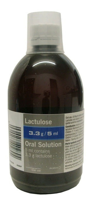 ALMUS Lactulose Liquid, 3.1-3.7g/5ml Oral Solution 500ml | EasyMeds Pharmacy