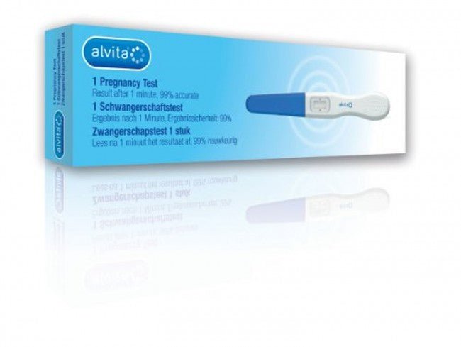 Alvita Mid Stream Pregnancy Test Kit Single | EasyMeds Pharmacy