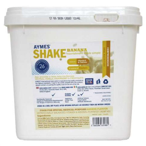 Aymes Banana Shake Protein Powder Tub 1600g | EasyMeds Pharmacy