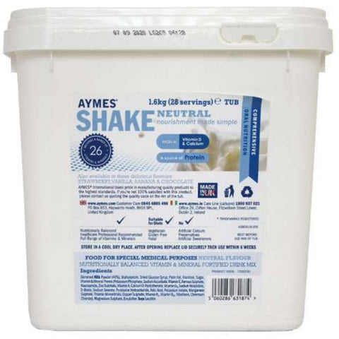 Aymes Neutral Shake Protein Powder Tub 1600g | EasyMeds Pharmacy