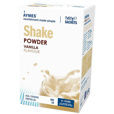 Aymes Nutritional Milkshake Vanilla Flavour Sachet 57g x 7 | EasyMeds Pharmacy
