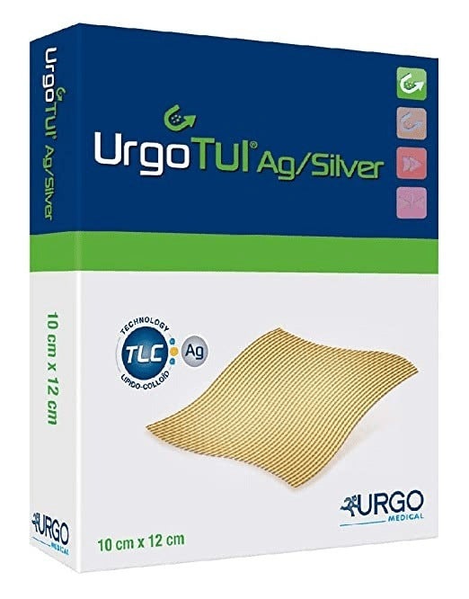 UrgoTul Silver Ag Dressings 10cm x 12cm x 16 | 508393 -   Urgo Medical EasyMeds Pharmacy