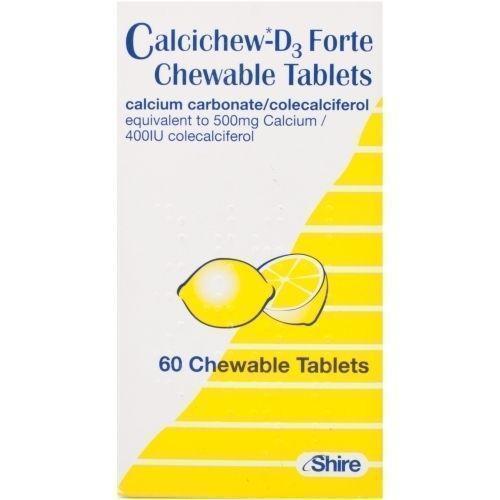 Calcichew D3 Forte Chewable Tablets Pack of 60 | EasyMeds Pharmacy