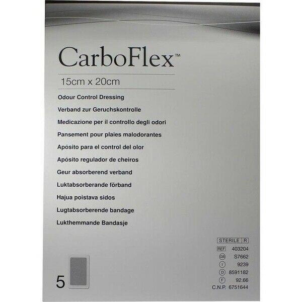 CarboFlex Odour Control Dressings 15cm x 20cm | Pack of 5 | EasyMeds Pharmacy