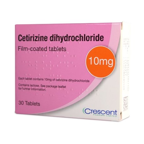 Cetirizine 10mg Tablets - Pack of 30 | EasyMeds Pharmacy