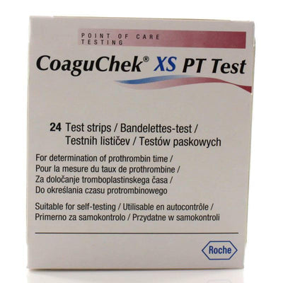 Coaguchek XS PT Test Strips x 24 (Exp 30/12/23) | EasyMeds Pharmacy