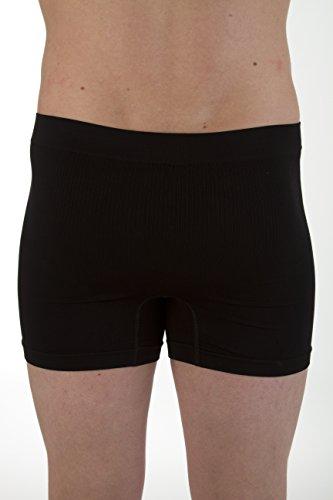 Comfizz Ostomy, Hernia or Post Surgery Support Boxers for men and women Standard waist - Level 1 Light Support by Comfizz (black, L/XL) | EasyMeds Pharmacy
