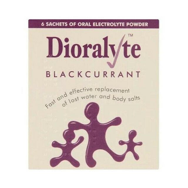 Dioralyte Rehydration Salts Sachets Blackcurrant Flavour 4g x 6 | EasyMeds Pharmacy