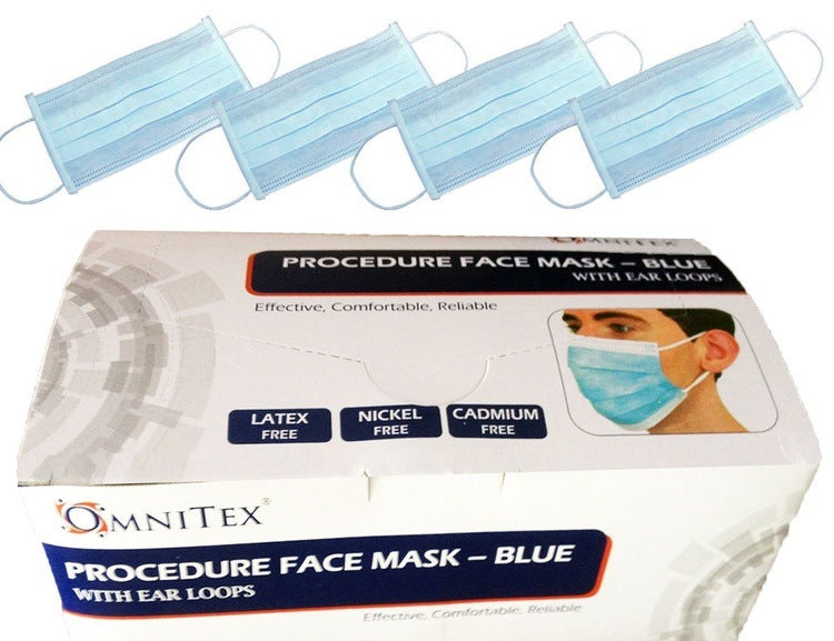 Disposable 3-Ply Face Masks/Dust Mask PPE - Pack of 50 | EasyMeds Pharmacy