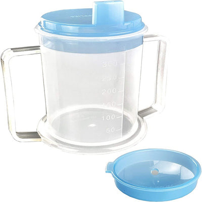 Drinking Cup/Beaker/Mug for Adults | Easy Grip Handles Anti Splash Spout | EasyMeds Pharmacy