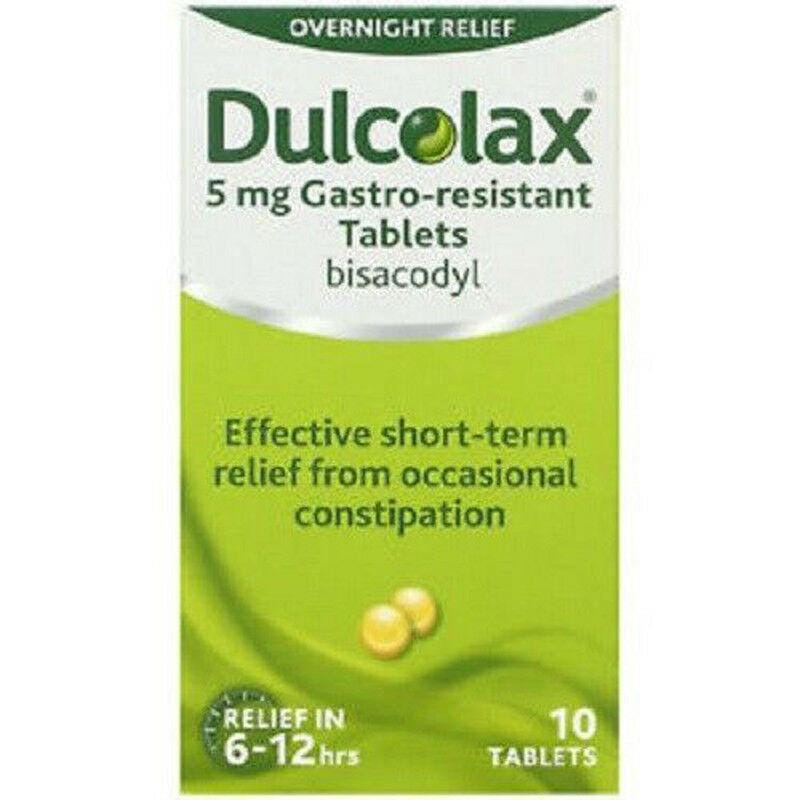 Dulcolax Bisacodyl Gastro-Resistant 5mg Tablets - Pack of 20 | EasyMeds Pharmacy