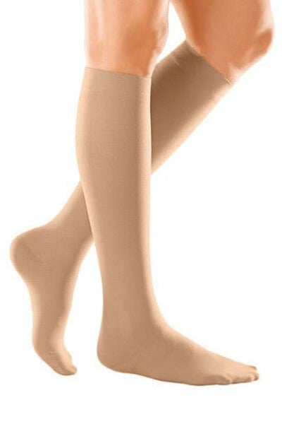 Duomed Soft Class 1 Below Knee Compression Stockings Closed Toe Sand XXL -   Duomed EasyMeds Pharmacy