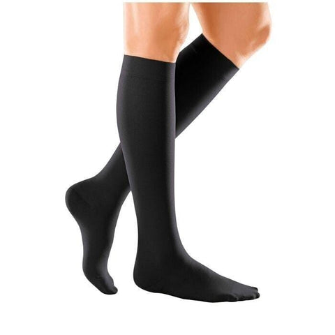 Duomed Soft Class 2 Closed Toe Below Knee Compression Stockings XL Black | EasyMeds Pharmacy
