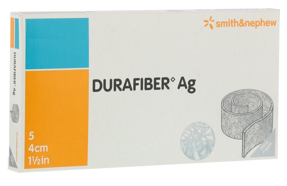 Durafiber AG 4cm x 20cm Dressing x 5 - 386-2794 | EasyMeds Pharmacy