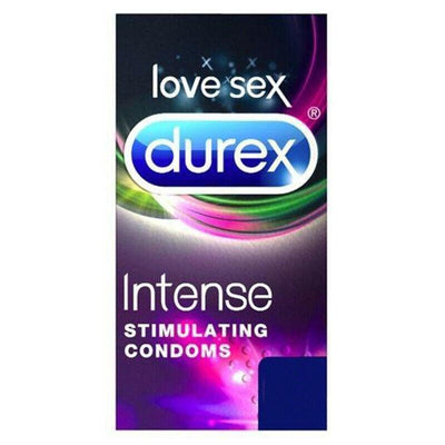 Durex Intense Ribbed Dotted Condoms x 12 | EasyMeds Pharmacy