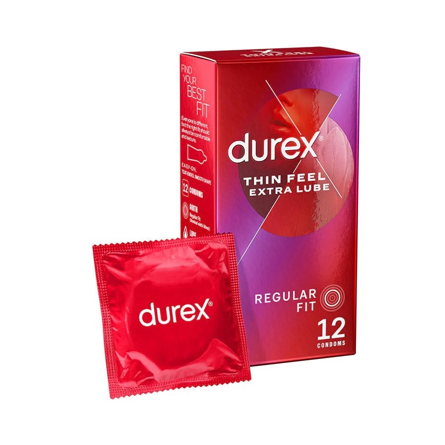 Durex Intimate Feel Thin Condoms x 12 -   Durex EasyMeds Pharmacy