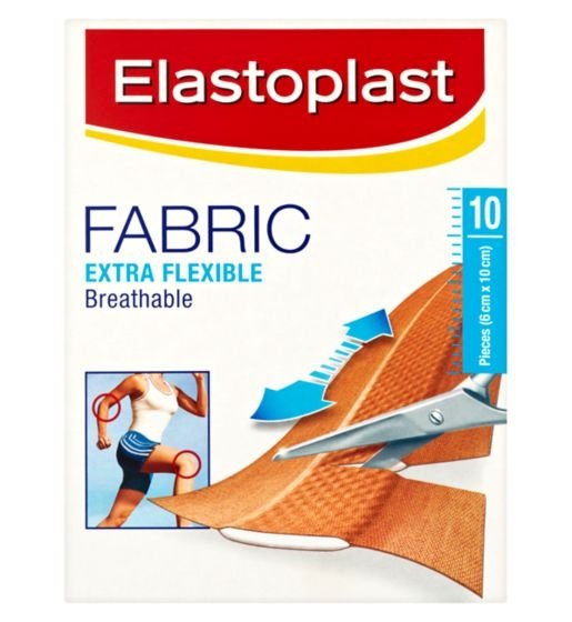 Elastoplast Fabric Dressing Strip - 6cm x 10cm - 10 Strips | EasyMeds Pharmacy