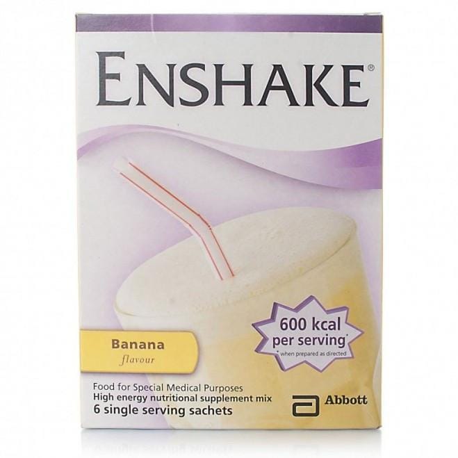 Enshake Sachets Banana (6 x 96.5g) -   Abbott EasyMeds Pharmacy