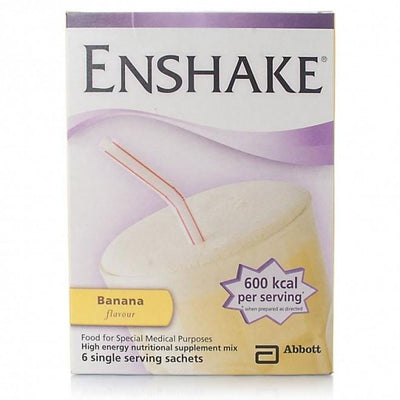 Enshake Sachets Banana (6 x 96.5g) -   Abbott EasyMeds Pharmacy