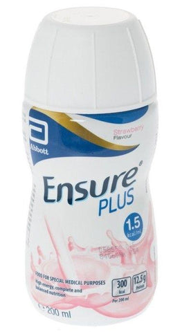 Ensure Plus Milkshake Strawberry 200ml x 30 - Bulk Buy Discount | EasyMeds Pharmacy