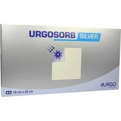 Urgosorb Silver Dressing 10cm x 20cm x 5 Sterile Absorbent Anti-bact Alginate Urgo Medical