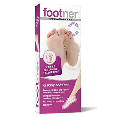 Footner Exfoliating Socks 1 Pair - 3 Pack | EasyMeds Pharmacy