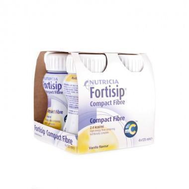 Fortisip Compact Fibre Vanilla ( 4 x 125ml) | EasyMeds Pharmacy