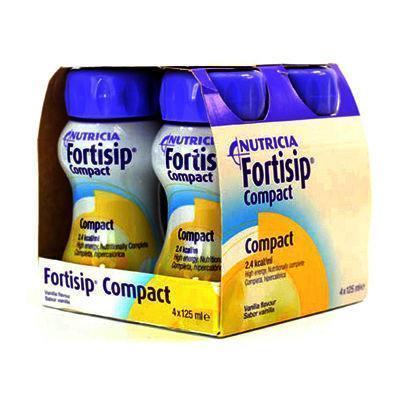 Fortisip Compact Vanilla ( 4 x 125ml) | EasyMeds Pharmacy