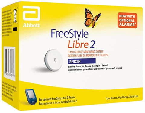 Freestyle Libre 2 Sensor - Continuous Blood Glucose Monitoring (CGM ) | EasyMeds Pharmacy