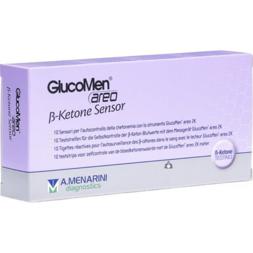 Glucomen Areo B Ketone Sensor Test Strips (10) | EasyMeds Pharmacy
