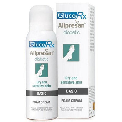 GlucoRx Allpresan Diabetic Foam Cream Basic 125ml | EasyMeds Pharmacy
