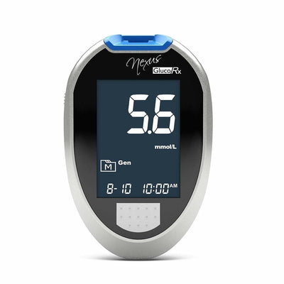 GlucoRx Nexus Blood Glucose Monitoring System Kit & 50 Extra Test Strips | EasyMeds Pharmacy